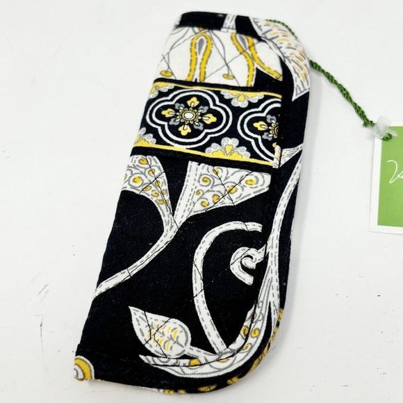 New VERA BRADLEY Women’s Reading Glasses Case In YELLOW BIRD Retired Made In USA - Picture 2 of 5